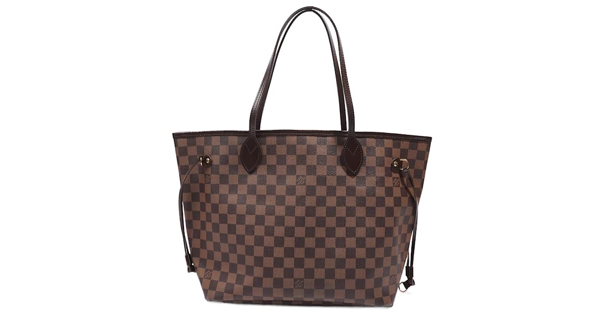 Louis Vuitton Neverfull Damier Ebene Canvas MM Brown Cloth ref