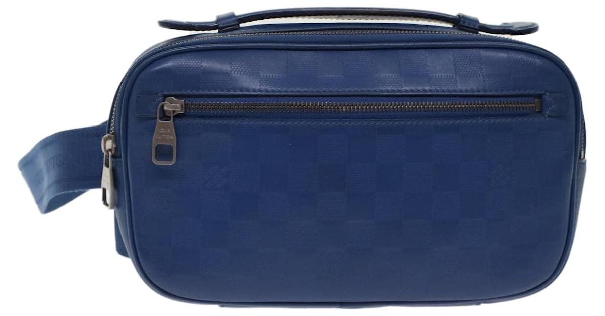 LOUIS VUITTON Damier Infini Ambreil Shoulder Bag Leather Blue N41354 LV  48824 ref.1018615 - Joli Closet