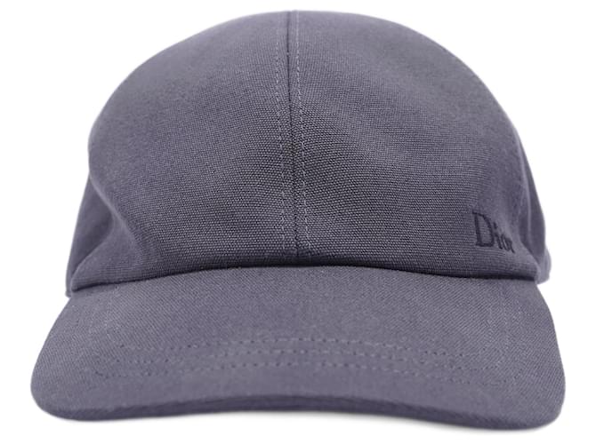 Christian Dior Dior Baseball Cap Blue Cotton Large Navy blue ref