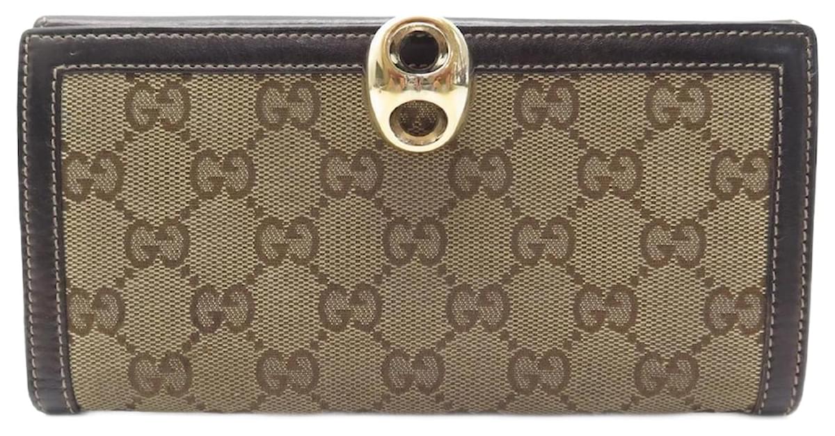 Gucci - GG Marmont Grained-Leather Wallet - Womens - Black for Women