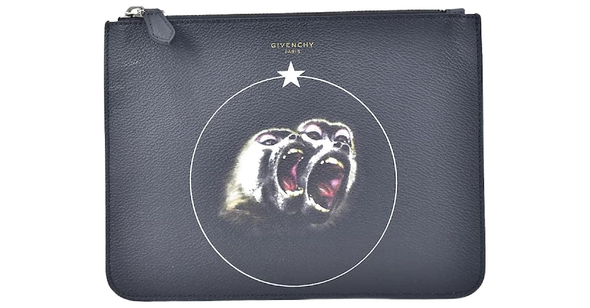 Givenchy monkey brothers clutch hotsell