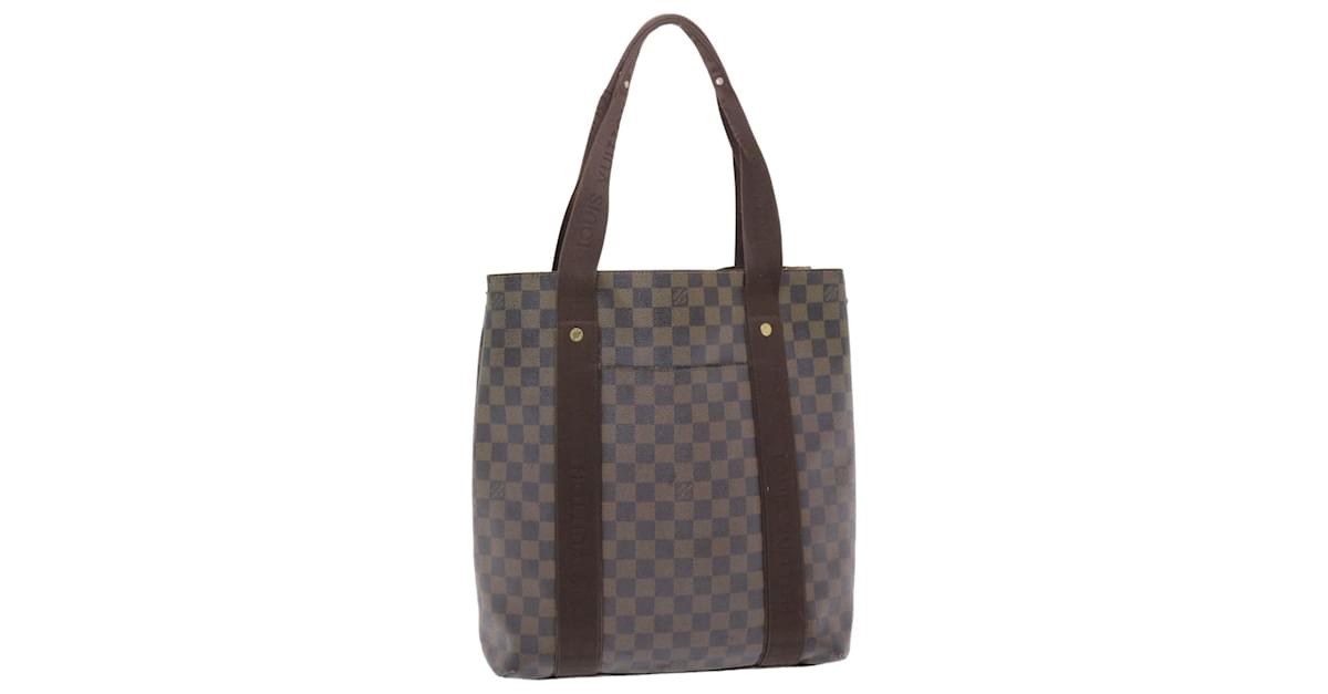 Louis Vuitton Damier Ebene Uzes Canvas Tote Bag (pre-owned) in