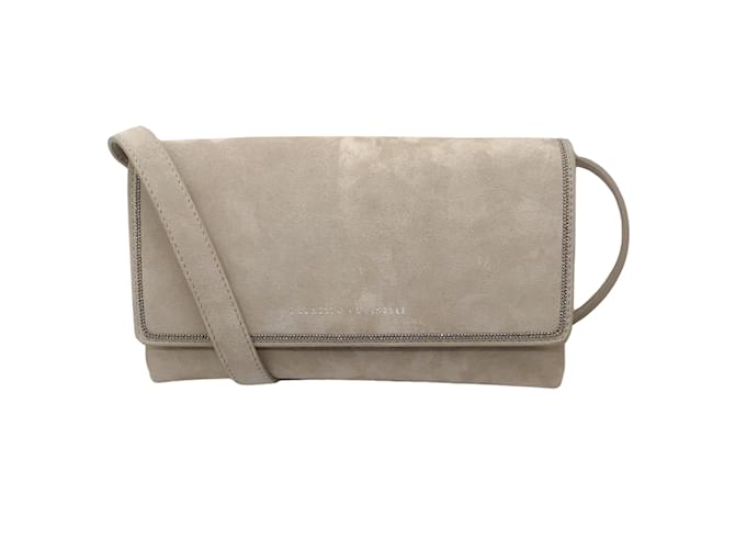 Housse De Voyage Pour Vêtements Brunello Cucinelli - 100% Coton Gris - 34x20,5 Cm