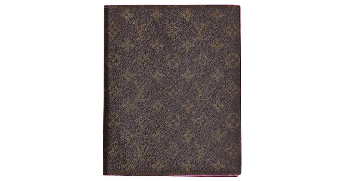 Organizer Louis Vuitton Monogram Folder Document Holder in Brown Coated  Canvas Cloth ref.1024480 - Joli Closet
