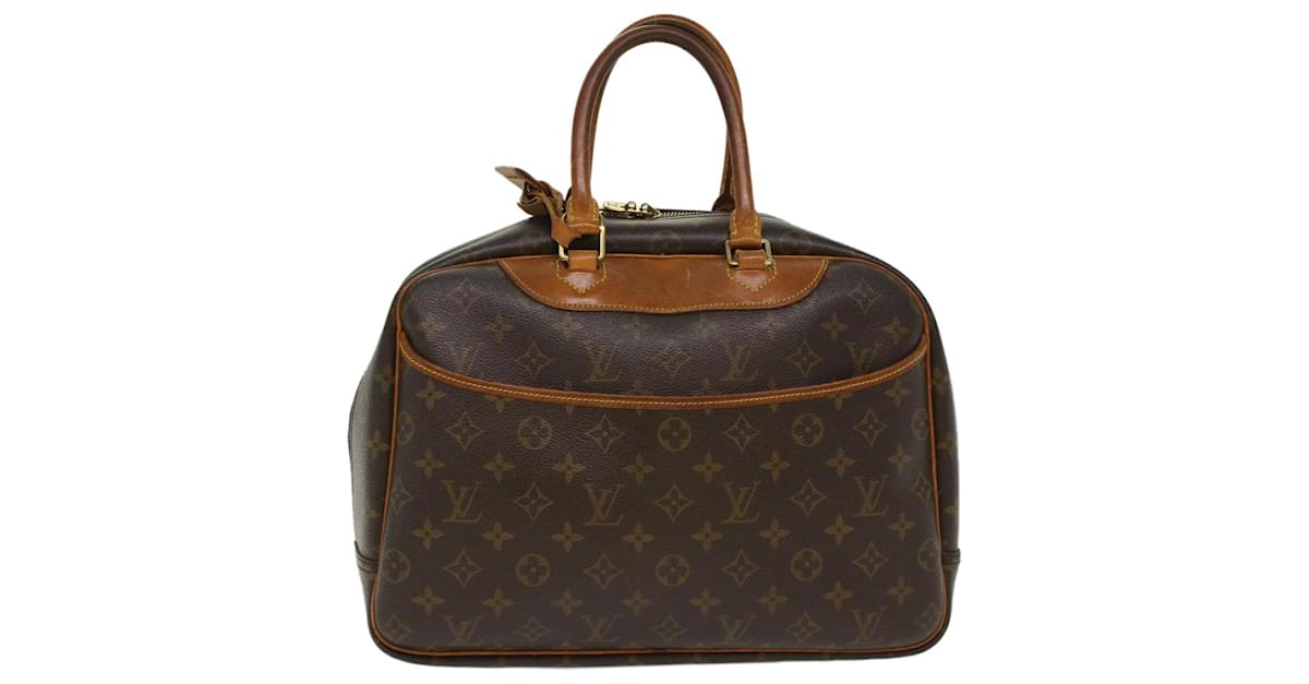 LOUIS VUITTON Monogram Deauville Boston Travel Handbag