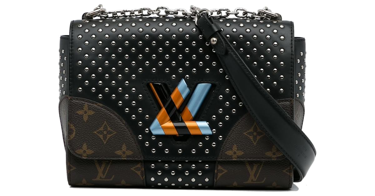 Louis Vuitton Twist Handbag Studded Epi Leather and Monogram