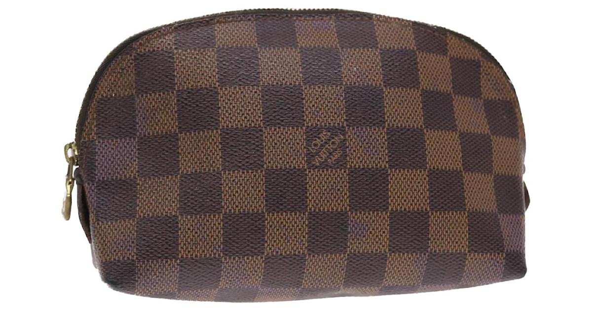 Louis Vuitton Damier Ebene Cosmetic Pouch PM N47516