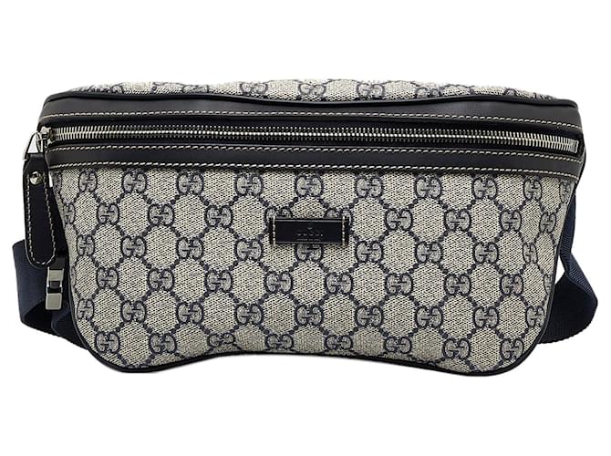 Gucci sac ceinture suprême GG gris Toile Tissu Joli
