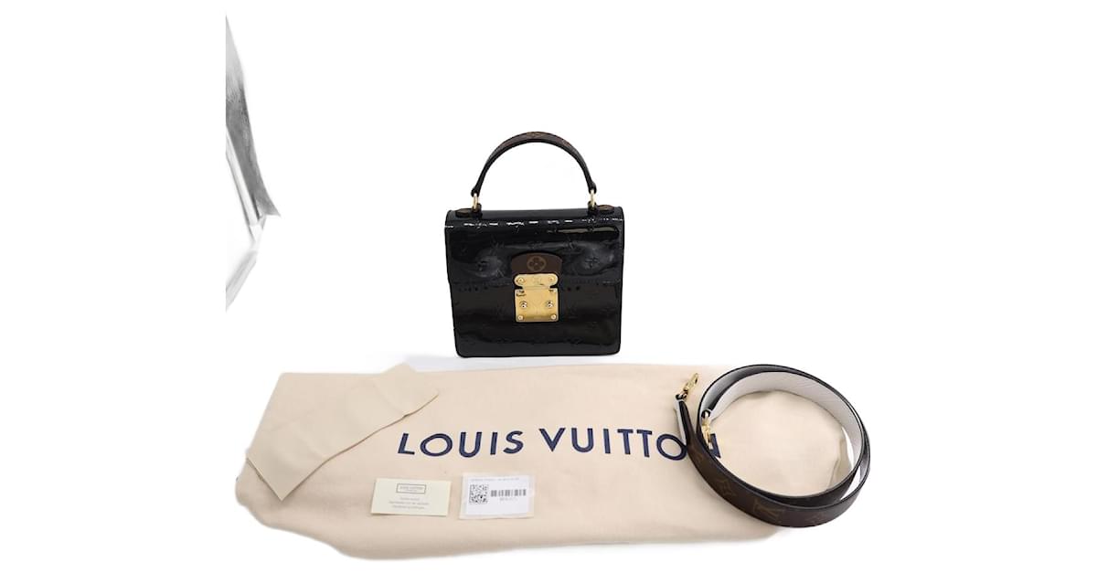 Louis Vuitton Spring Street Bag w/ Strap in Black 'Vernis' Patent Leather  ref.1028055 - Joli Closet