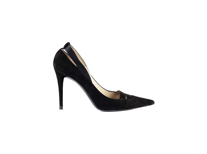 Gucci Pointed-toe Pumps Black Leather ref.1029687 - Joli Closet display picture 1