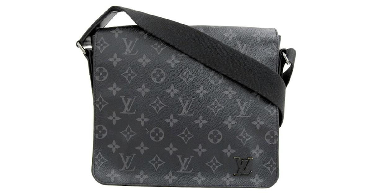 Louis Vuitton Daniel Mm Black Damier Graphite Canvas Laptop Bag