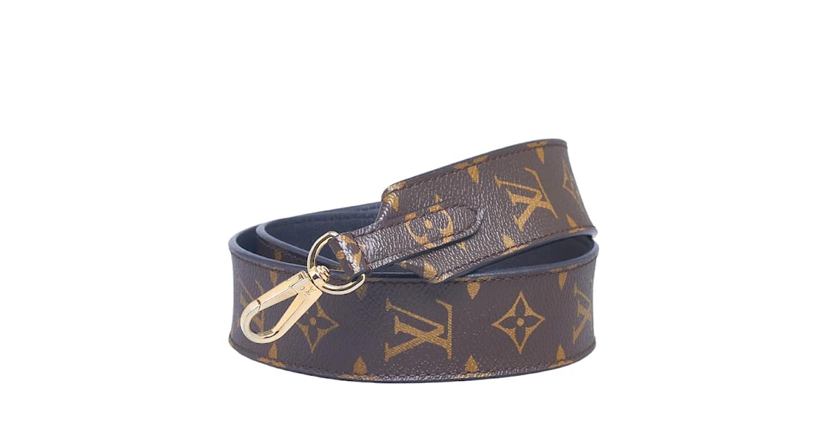 Louis Vuitton Monogram Canvas Shoulder Strap J02288 Brown Cloth