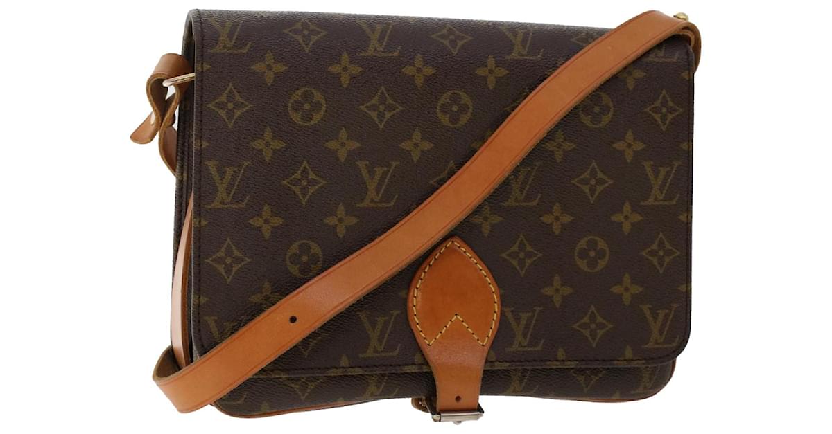 LOUIS VUITTON Shoulder Bag M51253 Cartouchiere Monogram canvas Brown W –