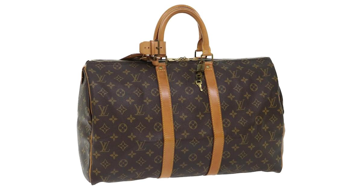 Louis Vuitton Monogram Keepall 45 Boston Bag M41428 LV Auth 49924 Cloth  ref.1034742 - Joli Closet