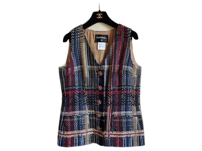 Chanel Sleeveless vest Tweed ref.1038023 - Joli Closet