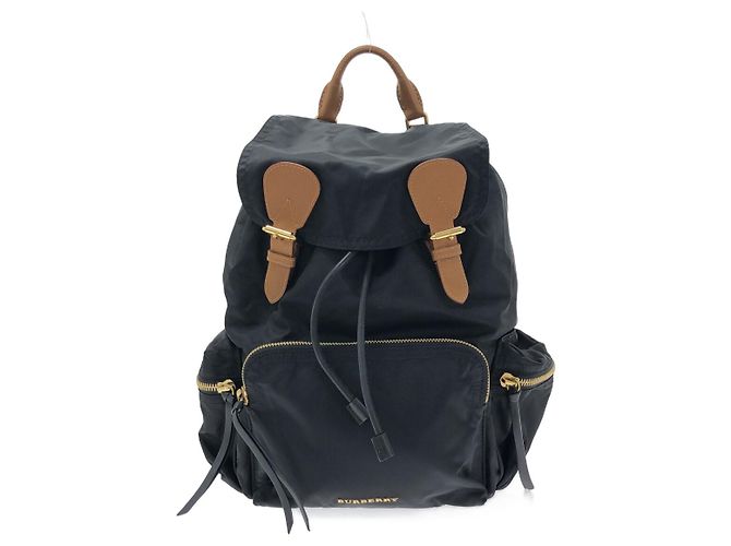 Synthetic Rack Sack Burberry Rucksack Black Synthetic ref.1038829 - Joli Closet
