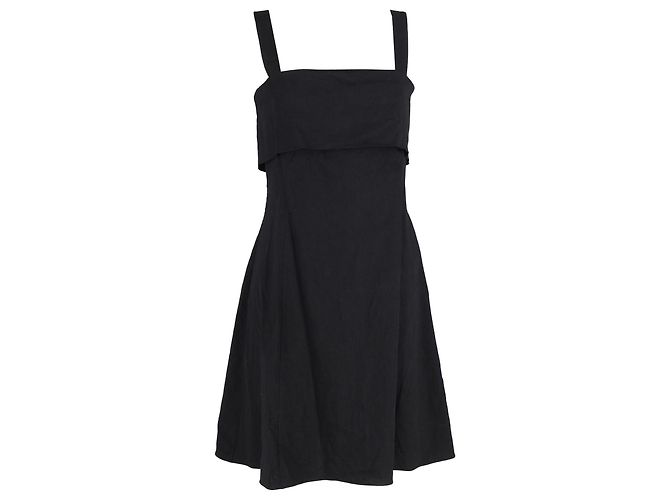 Robe Noire Brillante Theory Sans Manches - Taille P - Neuve Avec étiquette - Tricot