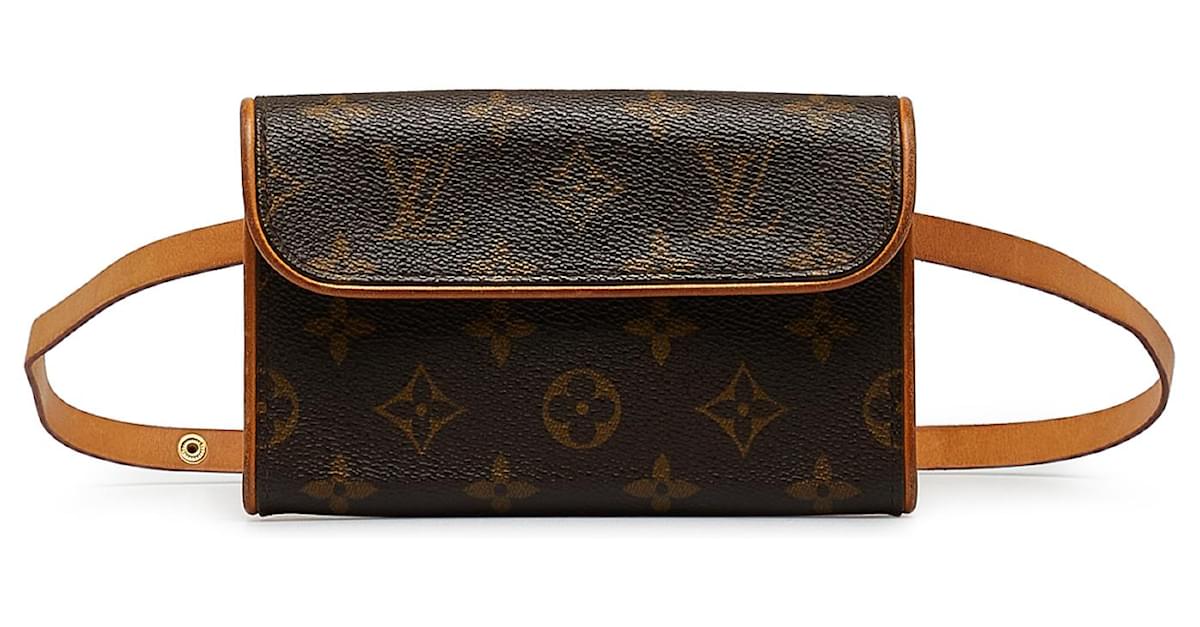 LOUIS VUITTON Monogram Motard Pochette Altair Clutch Bag Gold M93491 Auth  42747