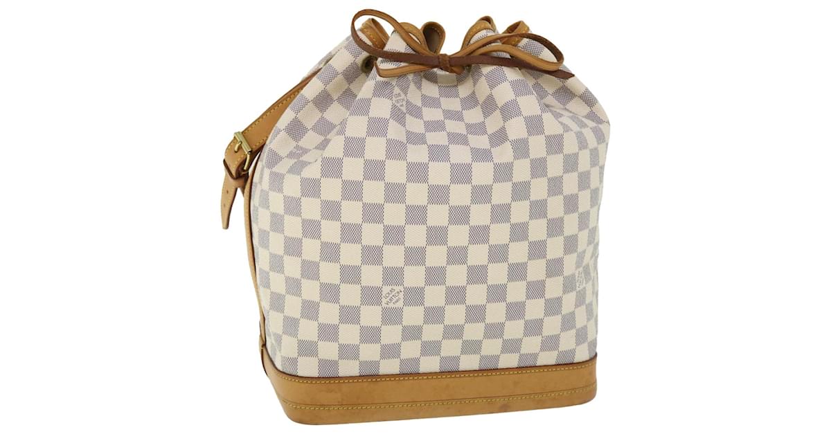 LOUIS VUITTON Damier Azur Noe BB Shoulder Bag N41220 LV Auth 39232