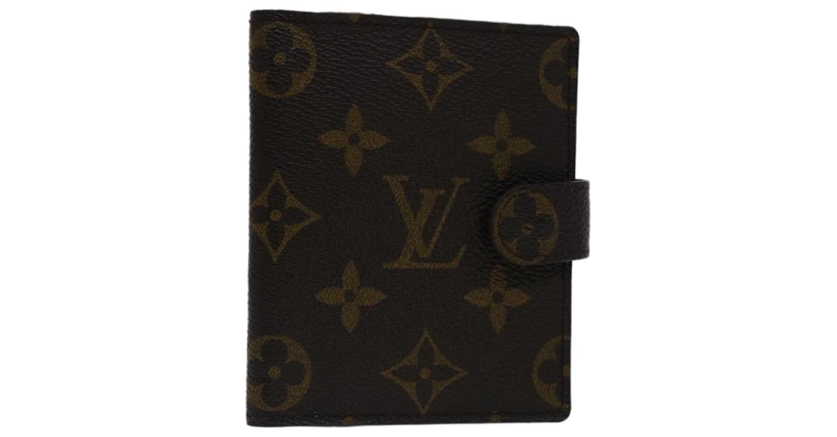 LOUIS VUITTON Mini Monogram Agenda PM Day Planner Cover Lv 