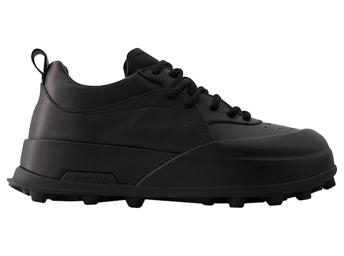 【関税＆送料込み】Jil Sander Black Sneakers With Laces Jil Sander Jewelry for Men | Sneakers JIL SANDER