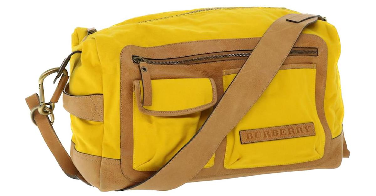 Burberry shoulder bag store yellow