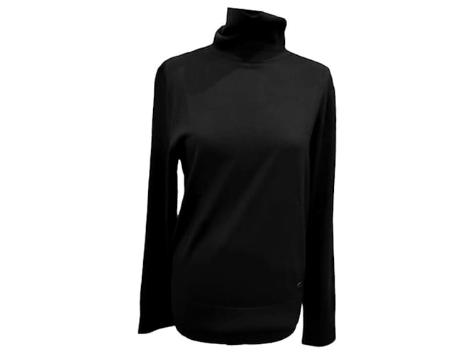 Chanel 'Uniform' Wool Polo Shirt - Women's XS