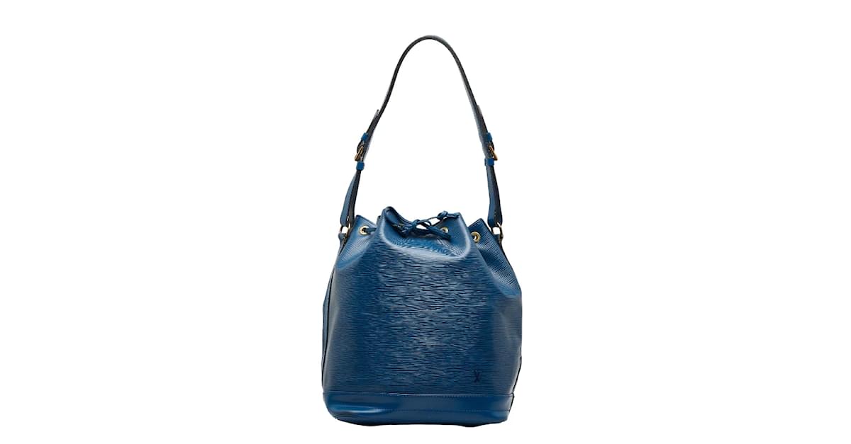 Louis Vuitton Epi Petit Noe M44105 Blue Leather Pony-style