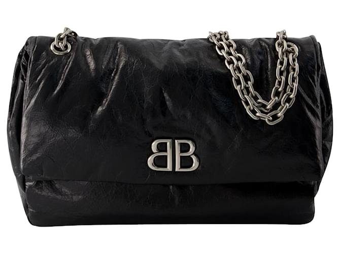 Monaco Medium Hobo Bag in Black main image 0