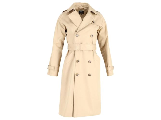Apc Greta Trench Coat Trench Apc Femme Apc Sera Coat Store - Main Image