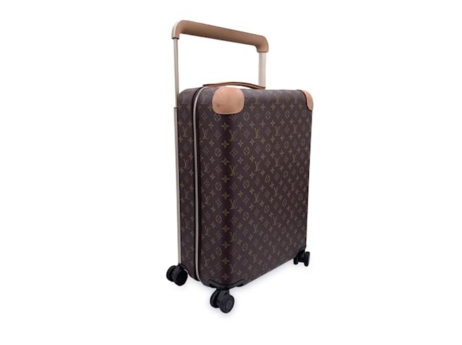 Valise 1970 Christian Dior en toile beige et marron à monogramme - Chez