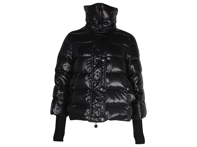 Moncler Tulsa Puffer Jacket in Black Nylon ref.1057619 - Joli Closet