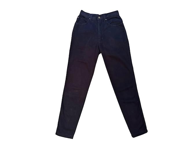 Fendi Blue Cotton Straight-Leg Jeans main image 0