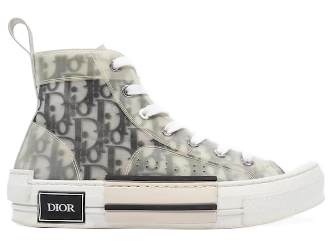Christian Dior B23 Hightops White / Black Oblique Rubber EU