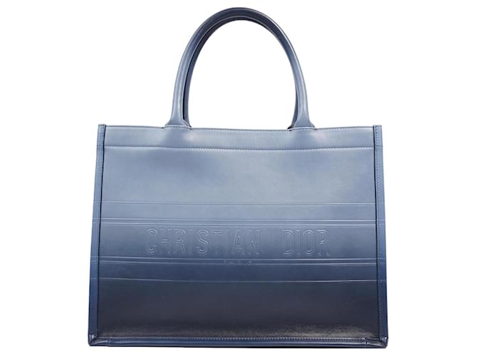 Dior★Dior Book Tote トート バッグ ミディアム blue Dior Book Tote Medium Canvas Blue / White | SACLÀB