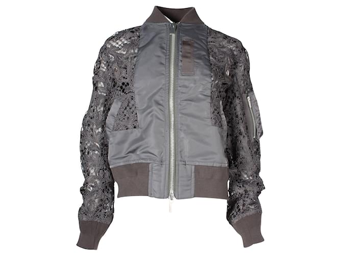 sacai Lace Ruffle Bomber Jacket レース サイズ1 - メルカリ