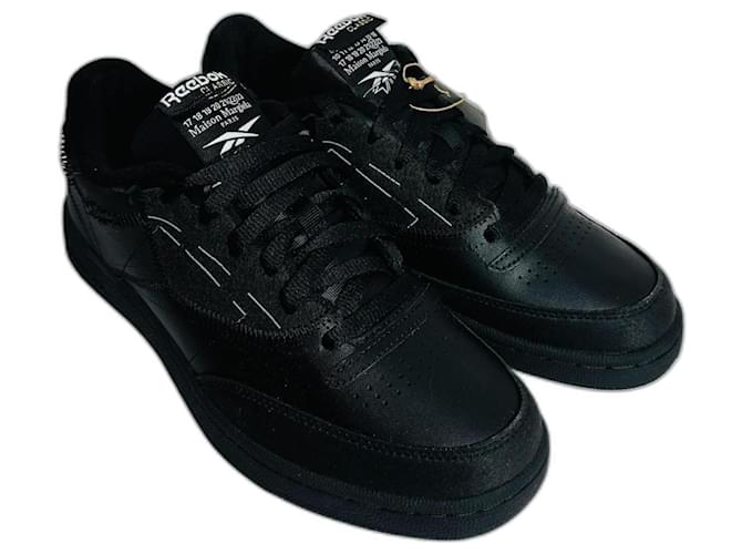 Maison Martin Margiela Sneakers Black Leather ref.1061884 - Joli Closet