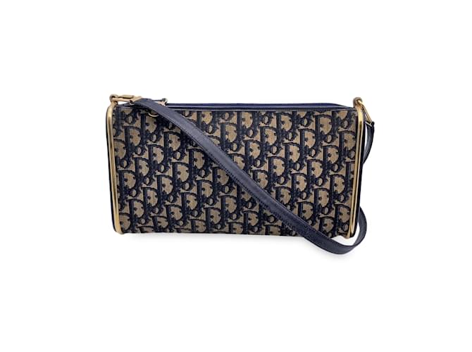 Christian Dior Shoulder Bag Vintage n.a. Blue Cloth ref.1071571