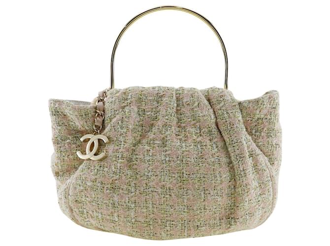 CHANEL linen COCO Mark COCO Button No color jacket P07001 pink