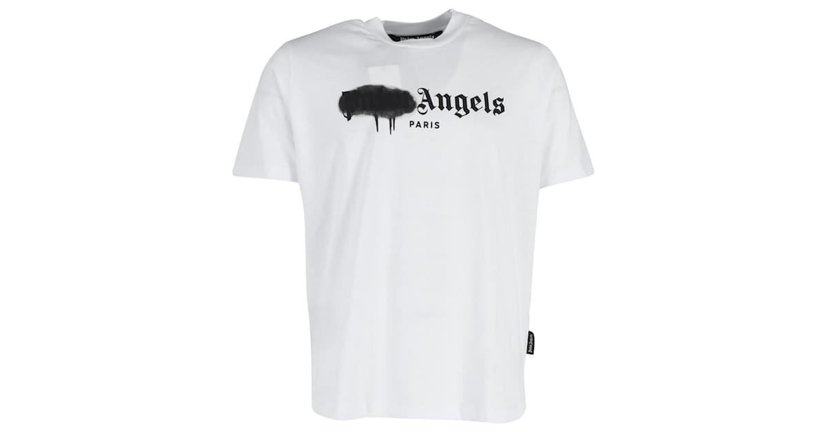 Palm Angels Paris Sprayed Hoodie - XS