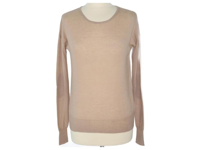 Mabel Long Sleeve Beige Sweater