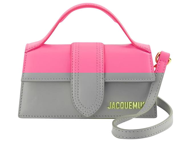Sac Le Bambino - Jacquemus - Cuir - Rose Fluo ref.1078608 - Joli Closet
