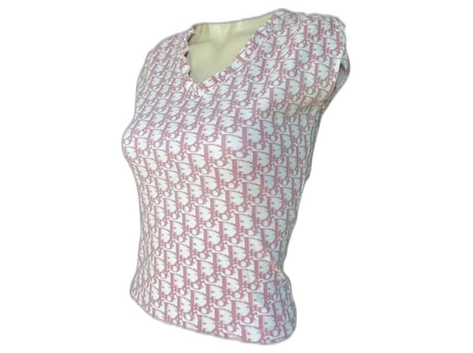 Vintage tank top CHRISTIAN DIOR by JOHN GALLIANO decorated with a