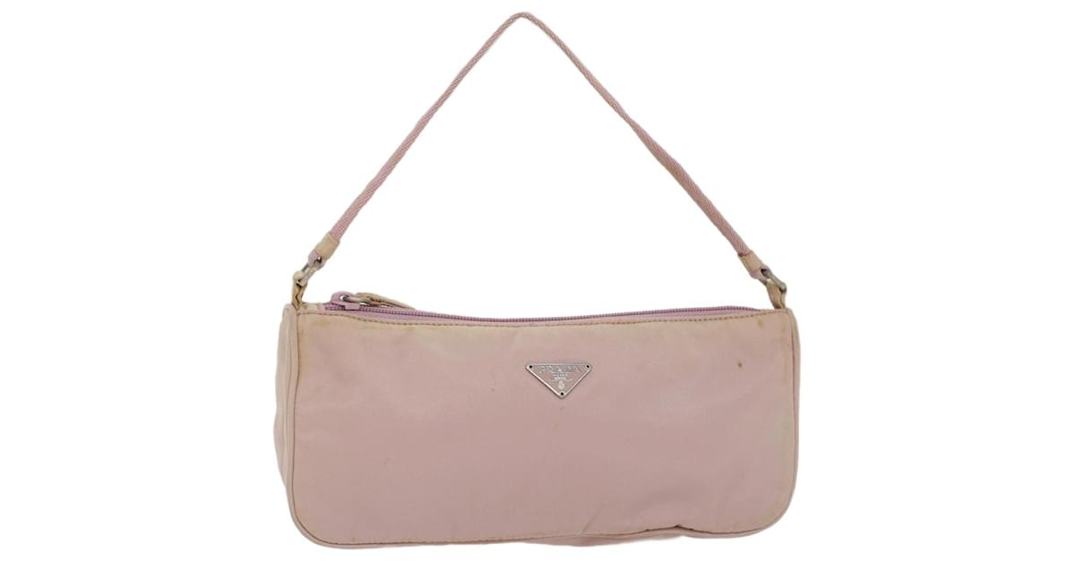 Prada pink nylon discount bag