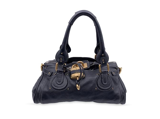 Chloé Chloe Handbag Paddington Black Leather ref.1088666