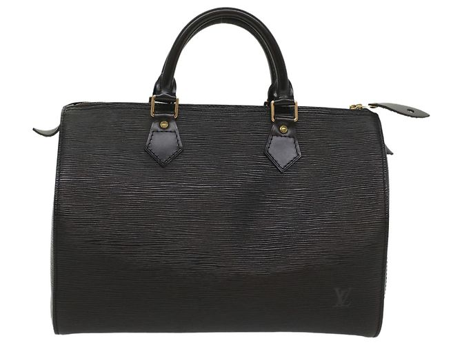 Louis Vuitton Speedy 30 Black Leather ref.1090508 - Joli Closet