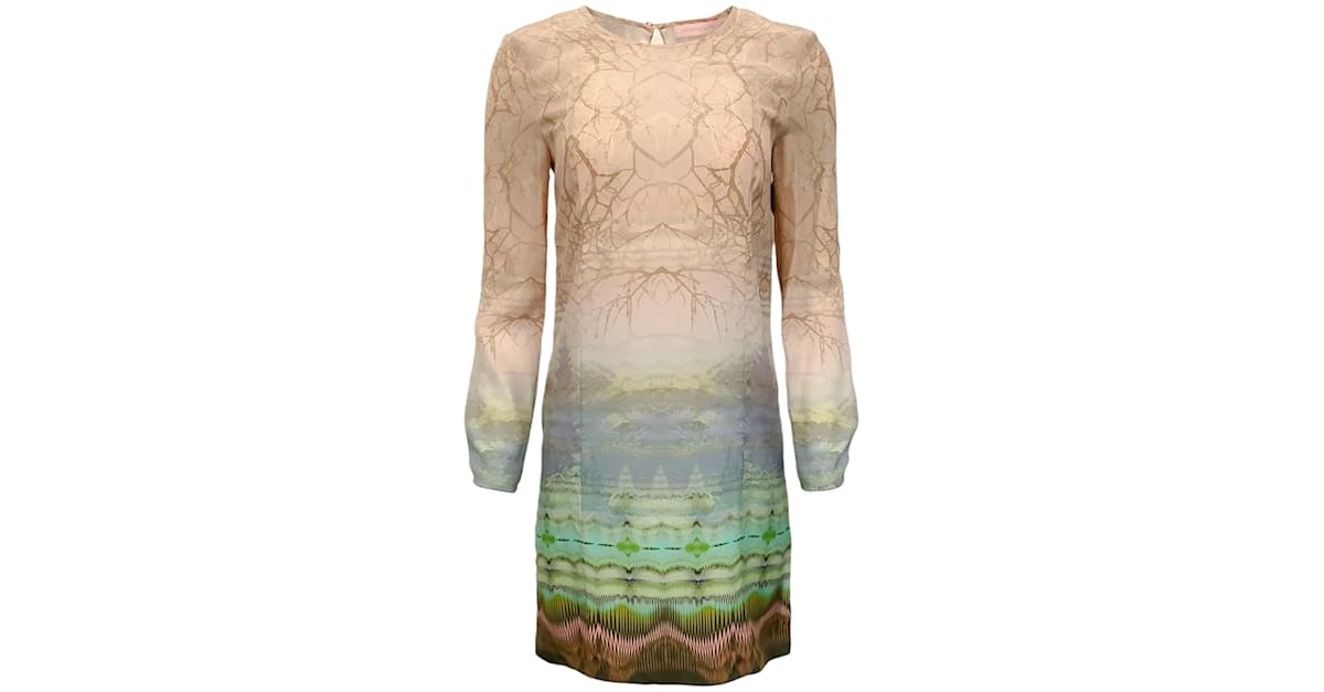 Matthew williamson gold wrap clearance dress