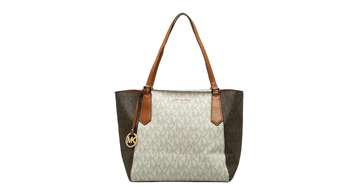 Michael kors kimberly hot sale lg bonded tote