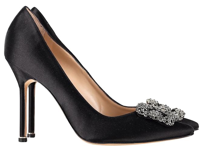 新品★Manolo Blahnik Hangisi pumps 105mm Niebieskie szpilki hangisi 105 MANOLO BLAHNIK | Moliera2.com