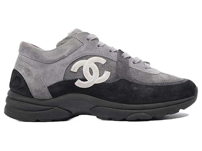 suede men chanel runners